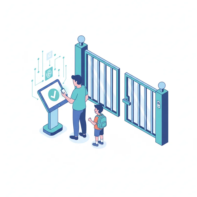 Retiros escolares seguros con verificación digital
